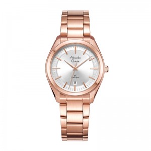 Alexandre Christie AC 8654 Rosegold White Lady LDBRGSL